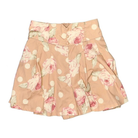 LIZ LISA Hime Gyaru Floral Polka Dot Sukapan Skirt - Picture 1 of 5